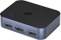 Arector Bi-Directional DisplayPort 1.4 Switcher, 3 in 1 Out 8K DP Switcher Box Supports 8K 30Hz / 4K 120Hz Compatible with TVs Monitors Laptops PC Projectors etc