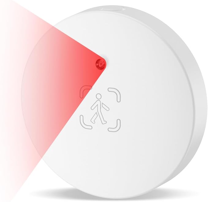 eMylo Human Presence Sensor, WiFi Wave Radar Real-time Human Motion Detection Sensor, Compatible with TUYA/Smart Life(2.4 GHz Wi-Fi Required)