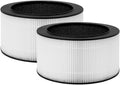 Nispira BAPF160 Replacement Filter K for Bionaire Air Purifier BAP9360W BAP9260W 3-in-1 True HEPA Activated Carbon, 2 Packs