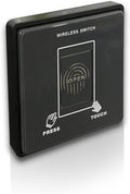 WiFi Access Control 400lb Holding Force Electic Magnetic Door Lock System Kit with Remote and Smartphone app Control, paired with Wireless Push Panel Switch (Wireless Push Panel Switch)