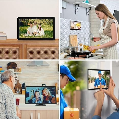 Large Touchscreen Monitor Digital Electronic Calendar, Downloadable APP,10-Point Touch,16:9 Display, Android 13 with 8GB RAM & 128GB ROM,Perfect for Office, Business, and Home (27 inch)