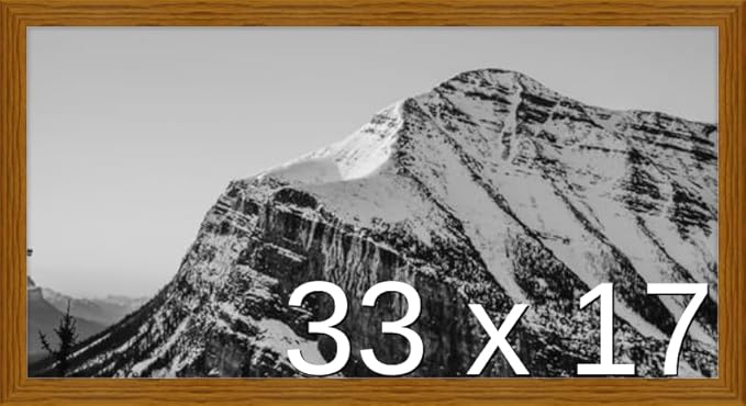 Frame It Easy 33 x 17 Hazel Wood Frame (Derby)