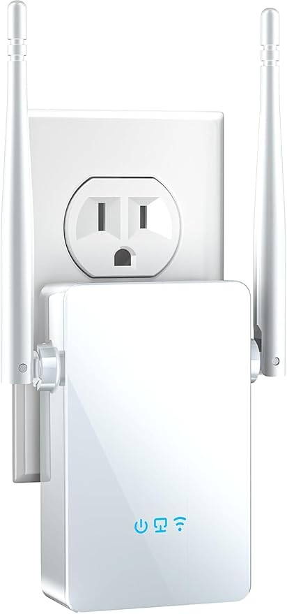 2026 WiFi Extender Signal Booster, New Gen Internet Booster for Home, 4X Faster, Covers up to 10,000 sq.ft, Wi-Fi Repeater with Ethernet Port, Wireless Long Range Amplifier, Easy Setup (White)