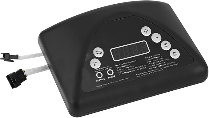 TEENGSE 9907100008 Smoker Thermostat Digital Control Panel Kit, Compatible with Masterbuilt 20071914/20071814/20070511 Top Controller Panel Electric Smoker