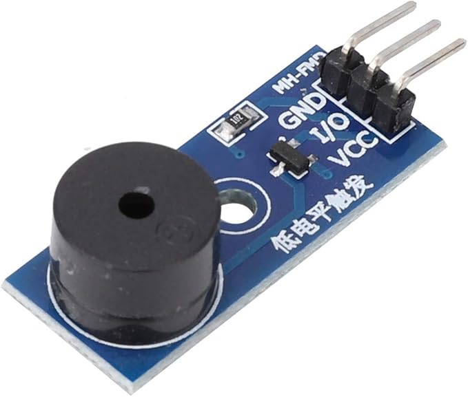 Passive Buzzer Module, 5 Pcs 3. 3-5V Passive Low Level Buzzer Frequency Controllable Sound Module with 3 Pin Control for Electronic Projects