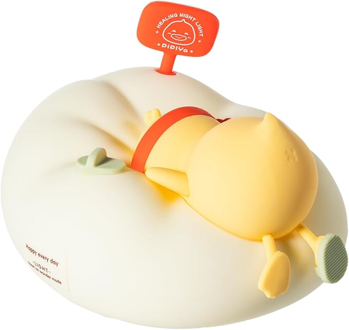 AuroraNiteBeam Duck Night Light for Kids, 7 Colors LED Nursery Lamp Dimmable & Rechargeable, Duck Silicone Lamp for Bedroom/Nursery,Room Decor Lamp Gift for Adult Toddler/Boys/Girls