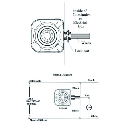 ECOELER High-Bay Occupancy Sensor Switch, 360° Passive Infrared PIR Ceiling Sensor, 120-277VAC, Neutral Wire Required, Automatic Commercial/Residential Lighting Solution, UL Listed, 10 Pack