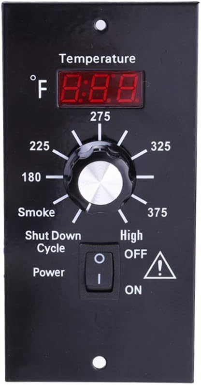 Digital Thermostat Controller, LED Display Temperature Control Panel Barbecue Grill Replacement Part, Replacement Thermostat Kit Parts Digital Pro Controller for All Traeger