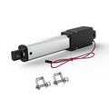 0.5 Inch 9lbs Mini Stroke 12V Electric Linear Actuator 0.6"/sec Linear Motion Actuator with Brackets for Cabinets, Robotics, Home Automation, Window Opener(40N, 10mm)