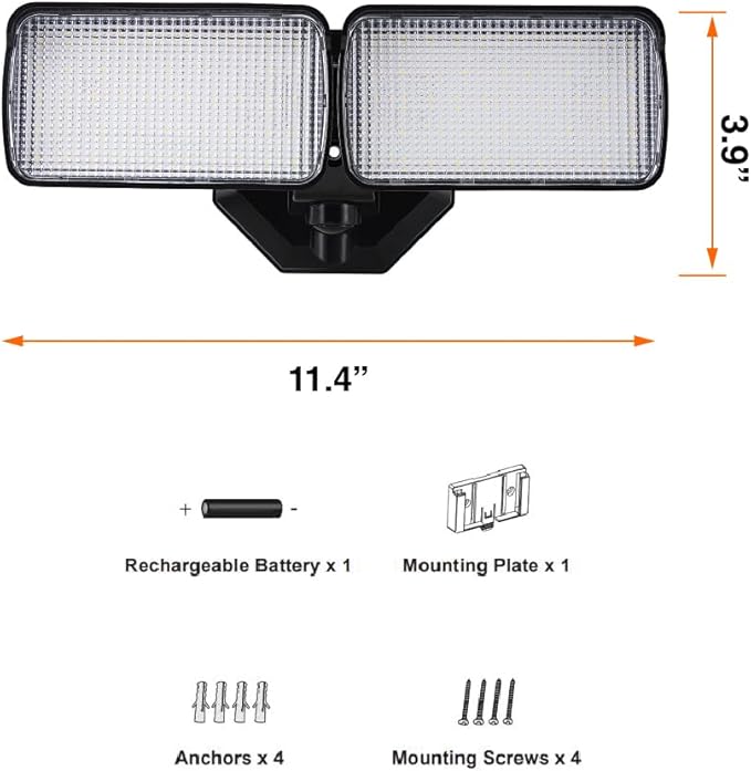 Sylvania 14W LED Security Light, Hardwired, Wet Rated, 1500 LMS, 5000K, Daylight - 1 Pack (66474)