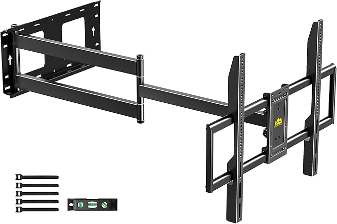 FORGING MOUNT Long Arm Full Motion TV Wall Mount for Most 42-100" TVs Holds 176 lbs, 41.75" Long Extension Corner TV Mount Heavy Duty Swivel/Tilt, Max VESA 800x600mm, Filts16”,18”,24” Studs