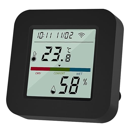 Sanofuturion WiFi Smart IR Remote Control, 3-in-1 Smart AC Controller with Temperature Humidity Sensor n Display, Intelligent Control of T&H for Home Greenhouse Pet Garage, Compatible with Alexa (C1)