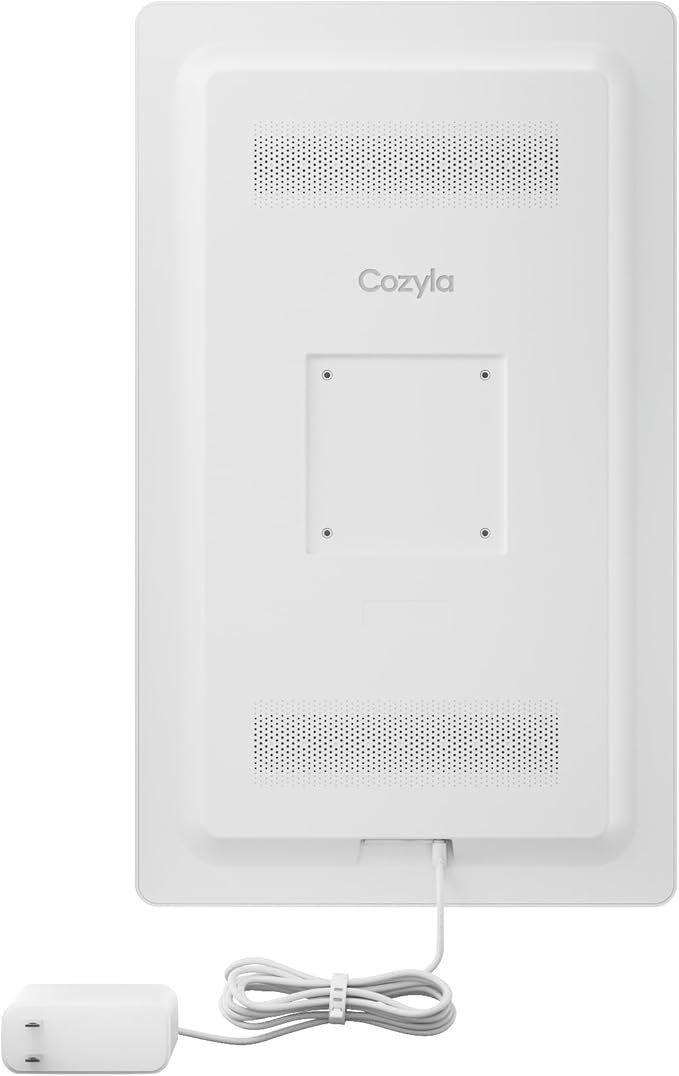 Cozyla Digital Calendar+ 2: 24 inch Wall Planner Touch Screen Chore Chart Customize Dashboard Smart Electronic Calendar for Family Schedules Meal Planner Support Any Google Play App Wall Mount White