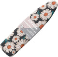 ZCFYGDX Breathable Ironing Board Cover,Resist Scorch Polyester & Staining,Wear & Soil Resistant Covers, Easy Installation 3 Fasteners,Elastic Edges (15 x 48 inch) Oil Painting White Daisy Print