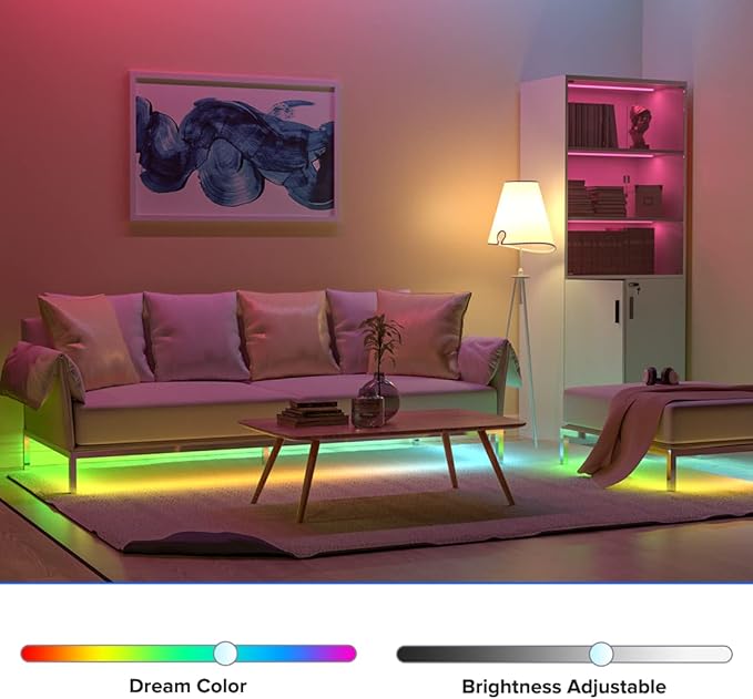BTF-LIGHTING RF 2.4GHz Wireless Remote RC09RFB & C05W RGBWW 2.4GHz Tuya WiFi Controller Kit Alexa Google Home APP Control for RGBCCT PWM 5050SMD FCOB (+ R G B W W) 6PIN LED Strip DC12V DC24V