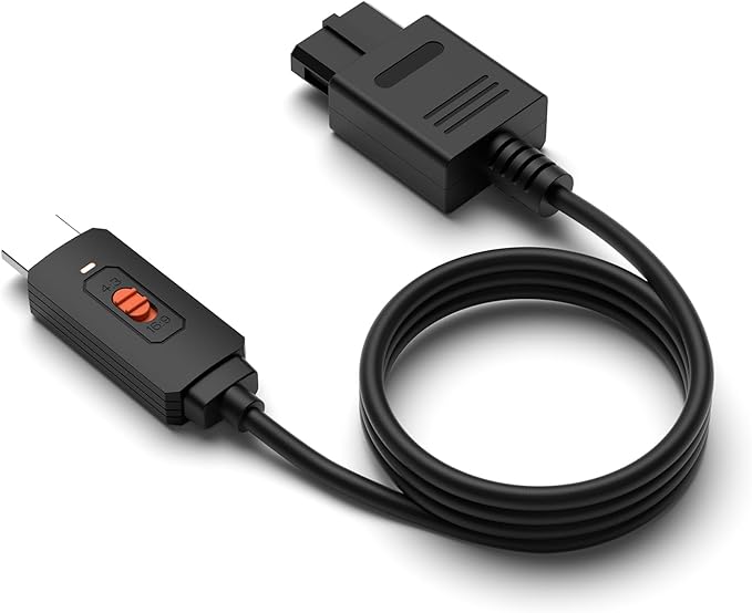 Azduou Gamecube /N64 HDMI Adapter Supports 4:3 and 16:9 Aspect Ratio Switching Converts N64 Game Console Video Signal to HDMI Signal Easily Connect The Game Console to HDTV（for N64/SNES/NGC-3 in 1）