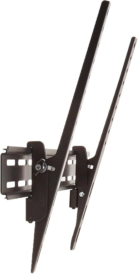 Amazon Basics Heavy-Duty Tilting TV Wall Mount for 37" to 80" TVs up to 120 lbs, Black