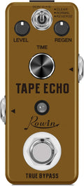 Rowin Tape Echo Delay Digital Guitar Effect Pedal with Storage Function for Timbre and Sound.