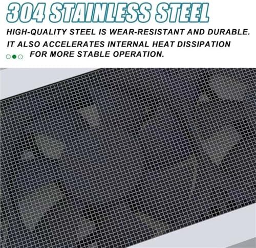 Adjustable Door & Window Fan with Filter, 52-140cm, 85m³/h Airflow, 2800 RPM Speed, Punch-Free Exhaust Fan for Home, Kitchen, Office & Bedroom Use