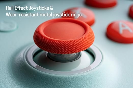 8Bitdo Ultimate 2C Hall Effect Joysticks and Hall Triggers Wireless Controller for Windows PC and Android, with Remappable L4/R4 Bumpers, Turbo function & Rumble vibration (Mint)