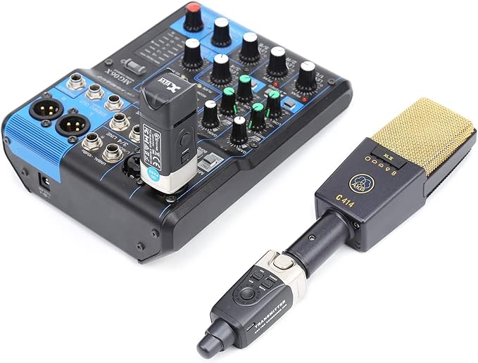 Xvive U3C Wireless Microphone System 2.4GHz Wireless XLR Transmitter and Receiver for Condenser Microphone