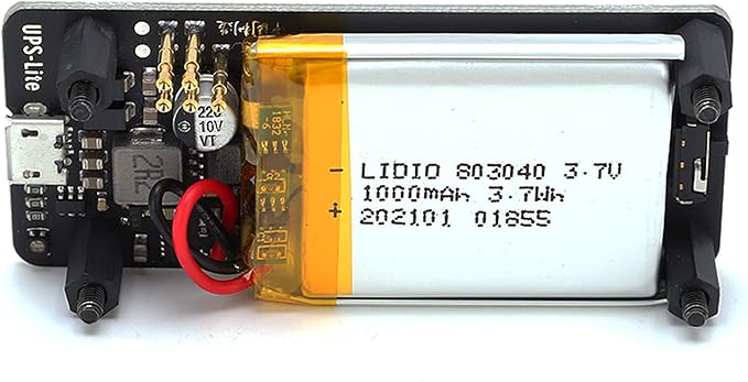 UPS Power Board Lite Supply Battery Pack Charger Accessory for Zero with 1000mAh Lithium Battery Premium Printed Circuit Board 5V2A Power Adapter Recommended