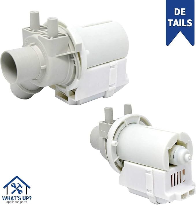 [What'sUp?] DPO40-012 Washer Drain Pump Motor Compatible with LG & Kenmore, Replaces 5859EA1004P, DP040-012, 4681EA1007A, AP5672914, PS7785119, EAP7785119