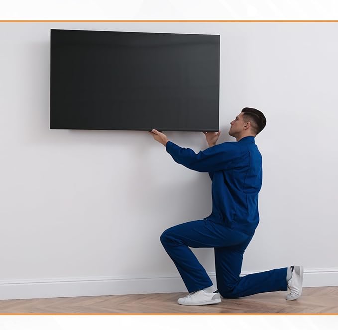 Ultra Slim Tilt TV Wall Mount Bracket for Samsung QM85R-B 85" Class 4K Smart LED Commercial Display - QM85R-B - Low Profile 1.7" from Wall, 12° Tilt Angle, Easy Install