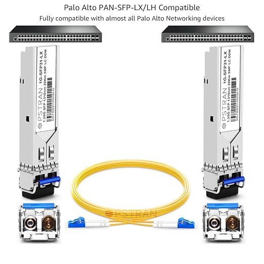 OPSTRAN 1000BASE-LX/LH SFP Optical Transceiver Module Compatible with Palo Alto Networks PAN-SFP-LX/LH 1310nm 20km DDM Duplex LC SMF