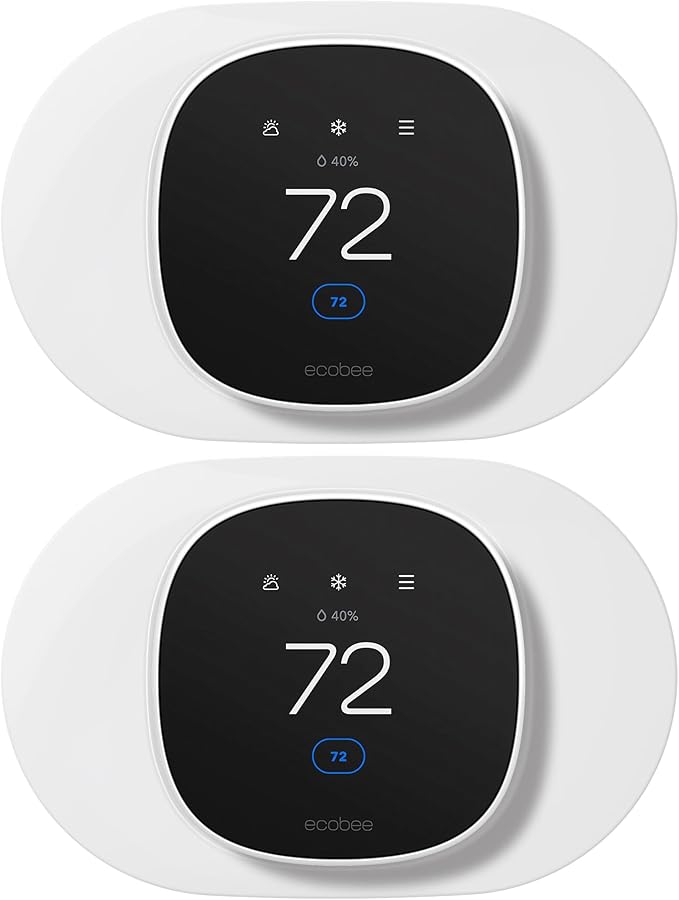 Tim Kit for Smart Thermostat Essential 2025, Wall Plate Cover Accessory for Thermostat, Easy to Install Cover Imperfections for Your Wall（2 Pack）