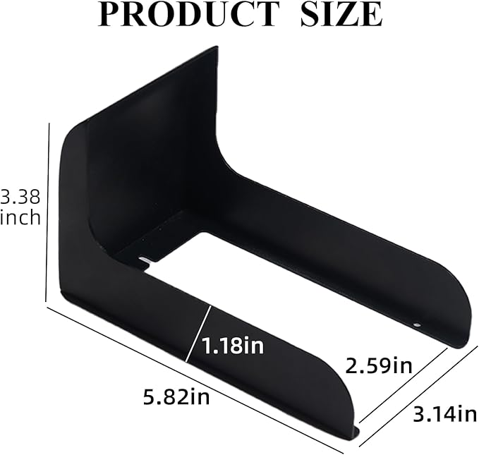 Doorbell Rain Cover,Black Metal Ring Doorbell Protector,Small Video Doorbell Shield,Outdoor Access Control Keypad Cover for Most Camera Doorbells