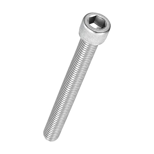 Kozelo 2pcs Socket Head Cap Screws - [M12-1.75 x 110mm] 304 Stainless Steel Allen Socket Drive for Electrical Motor 3D Printing Fan Engine Replacement Use, Silver
