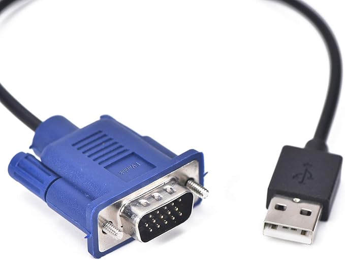 EVanlak USB-VGA Dummy Plug Headless Ghost Functionally Stable Dummy Plug Conductive Performancevga Headless RGB Display Emulator Operating System Boot and Load Resolutions up to 1080p@60Hz-3pack