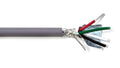KWANGIL 4C 14AWG AMESB Shielded Cable Wire (UL2464) - Flexible Str TC, PVC Ins, OS+Drain+TC BRD, PVC JKT for CNC Machine, Stepper Motor, VFD Spindle (Gray 50FT)