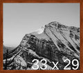 Frame It Easy 33 x 29 Russet Wood Frame (Derby)