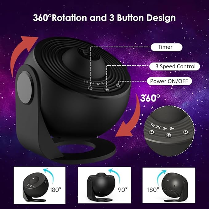 Star Projector,Upgraded 13 in 1 HD Planetarium Galaxy Projector for Bedroom,Night Light Projector with Adjustable Knob,360° Rotating and Timer,Galaxy Ceiling Projector for Kids,Adults,Gifts,Room Decor