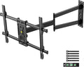 FORGING MOUNT Long Arm Corner TV Wall Mount for 32-75 inch TVs,Single Stud Full Motion Articulating TV Mount Bracket with 33” Extension, Swivel Tilt, Max VESA 600x400mm, Holds up to 100 lbs