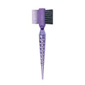 Style Factor EDGE BOOSTER® Hammer Brush Rat Tail– Double-Sided Edge Control Brush & Comb with Boar Bristles – For Edges, Slick Backs, Baby Hair Styling, and Taming Flyaways- Mini Travel Size
