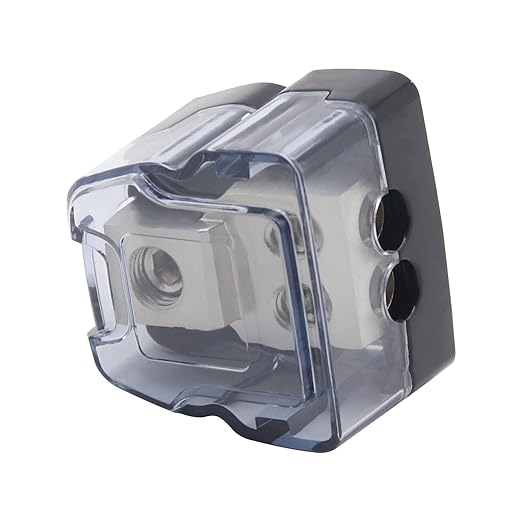 2Way Power Distribution Block 4GA / 8GA in 8 Gauge Out Split Ground Blocks 1PCS