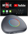 ATOTOMOVE Wireless CarPlay Magic AI Box, Upgraded CB6C Video Streaming Plug & Play Carplay Box for iPhone & Android Auto with ChatGPT, Supports YouTube, Netfilx, TikTok, 4G LTE, 4G+64G