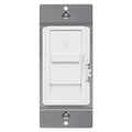 TOPGREENER Digital Dimmer Light Switch for 200W Dimmable LED/CFL Lights, Single Pole Led Slide Dimmer Switch, Neutral Wire Not Required, UL Listed, TGDS1-W, White,1 Pack