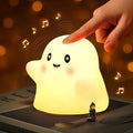 NEXTANG Ghost Night Light for Kids – Gift & Fun Toy for Kids, Touch Tap Lamp with Sounds, Squishy Silicone, Eye-Safe LED, 30-Min Timer, Dimmable Rechargeable Bedside Table Lamp – Gift for Boys & Girls
