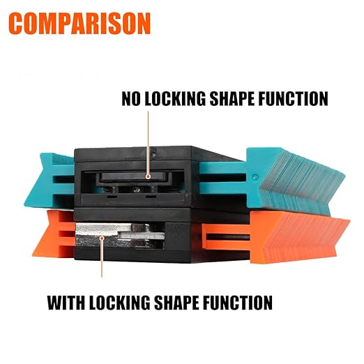 Saker Contour Gauge Duplication-Adjustable Lock-Precisely Copy Irregular Shape-Irregular Woodworking Tracing-Must Have Tool Valentine's Day Gifts for DIY Handyman Men Husband 10 Inch+5 Inch