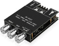 ZK-502T Power Amp Bluetooth 5.0 Audio Amplifiers Board 2.0 Channel 50W+50W AUX BT DC12-24V Mini Stereo Amplifier Module with Treble and Bass for DIY Home Speakers