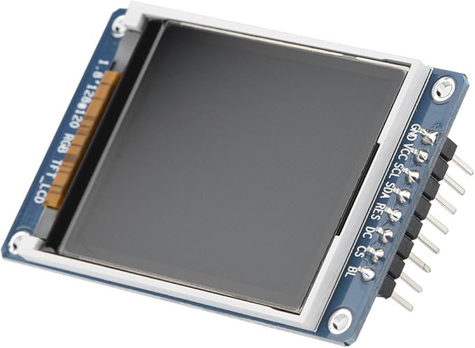 Bewinner 1.8inch LCD Display Module, TFT Screen Module 128 x 160 Resolution Onboard Driver ST7735 SPI Interface, Full-Color LCD Screen Display Controller Module