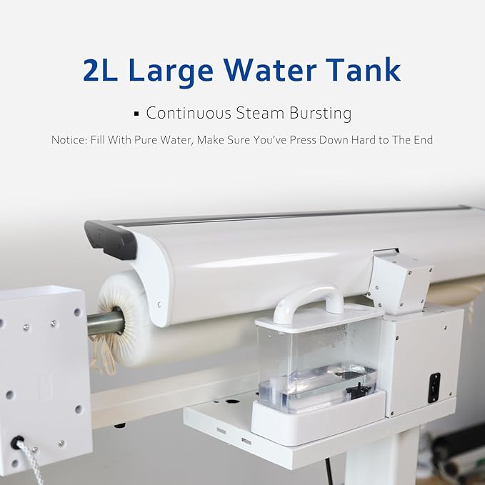 Rotary Roller Steam Press Iron, Hotel Linen Ironing Machine With Continuous Steam. For Bed Sheet,Pillowslip,Napkin,Tablecloth And Almost Any Flat Appropriately Sized Textile[Machine with stand]