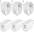 Phone 17 16/15 Pro Max Charger Fast Charging, 20W Dual Port USB C Fast Wall Charger Block with 6FT USB C to C Charging Cable for Phone 17 16 15 Pro Max/17 16 15 Pro/15/15 Plus