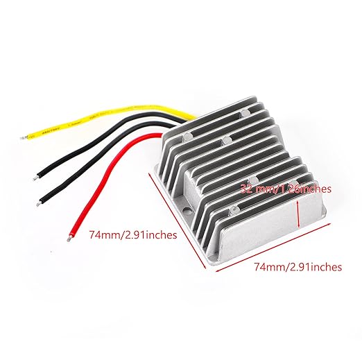 Areyourshop Waterproof 12V/24V to 6V 30A 180W Step Down DC/DC Power Converter Regulator