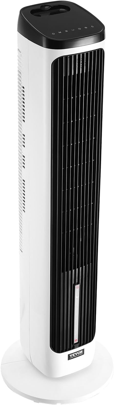 VEVOR Evaporative Air Cooler, Standing Fans that Blow Cold Air, 23.3ft/s 70° Remote Oscillating Tower Fan w/ 9-Speed 4 Mode, 24H Timer, Swamp Cooler, Portable AC Fan for Bedroom, Office