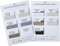 SmartWings Cellular Fabric Samples,100% Blackout & Light Filtering Fabric, Used in Hazel Cellular Shades, Multi-Color
